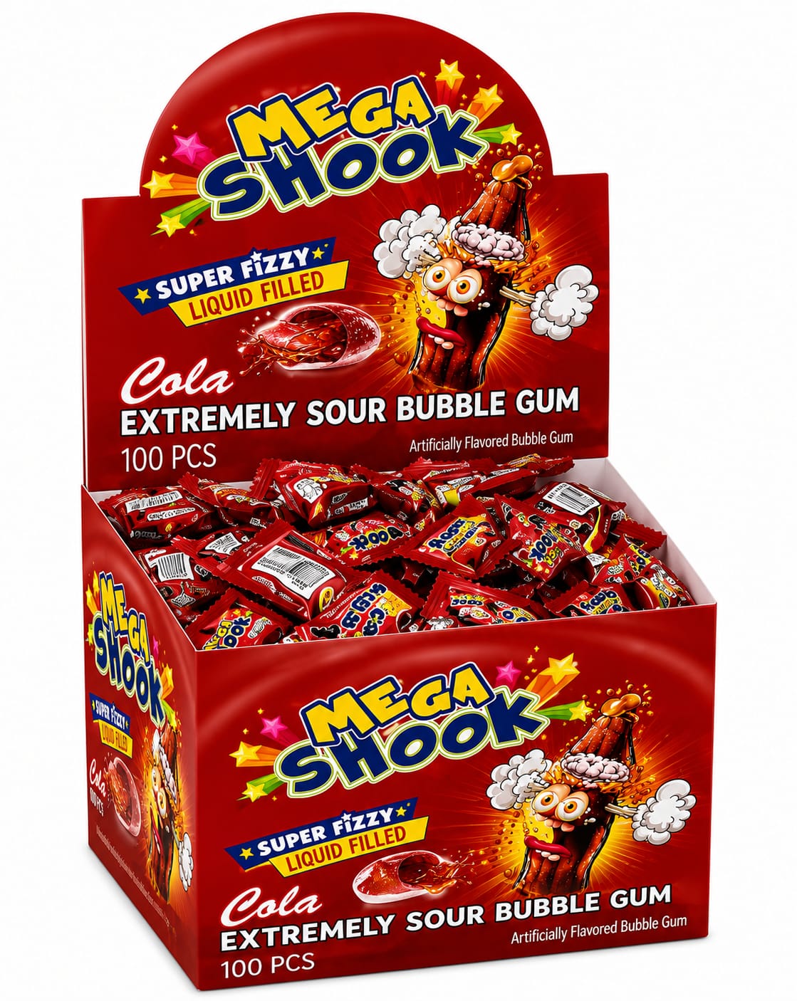 Megaschok gum 100 cola